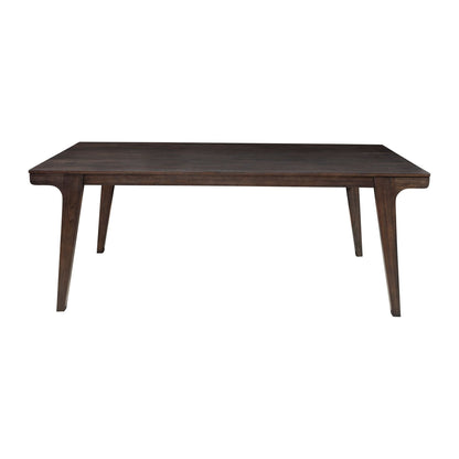 Olejo Classic Dining Table with Subtle Hardware, Chocolate Brown – view 3