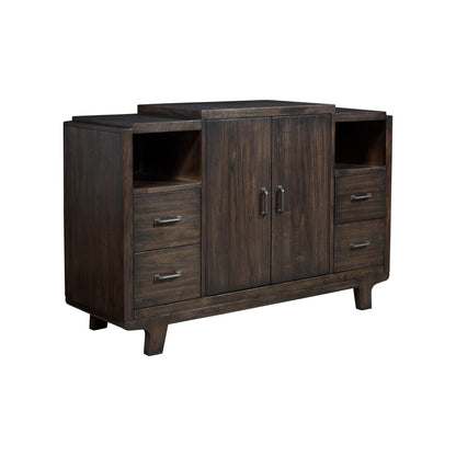 Olejo Dining Server in Chocolate Brown Finish – view 3