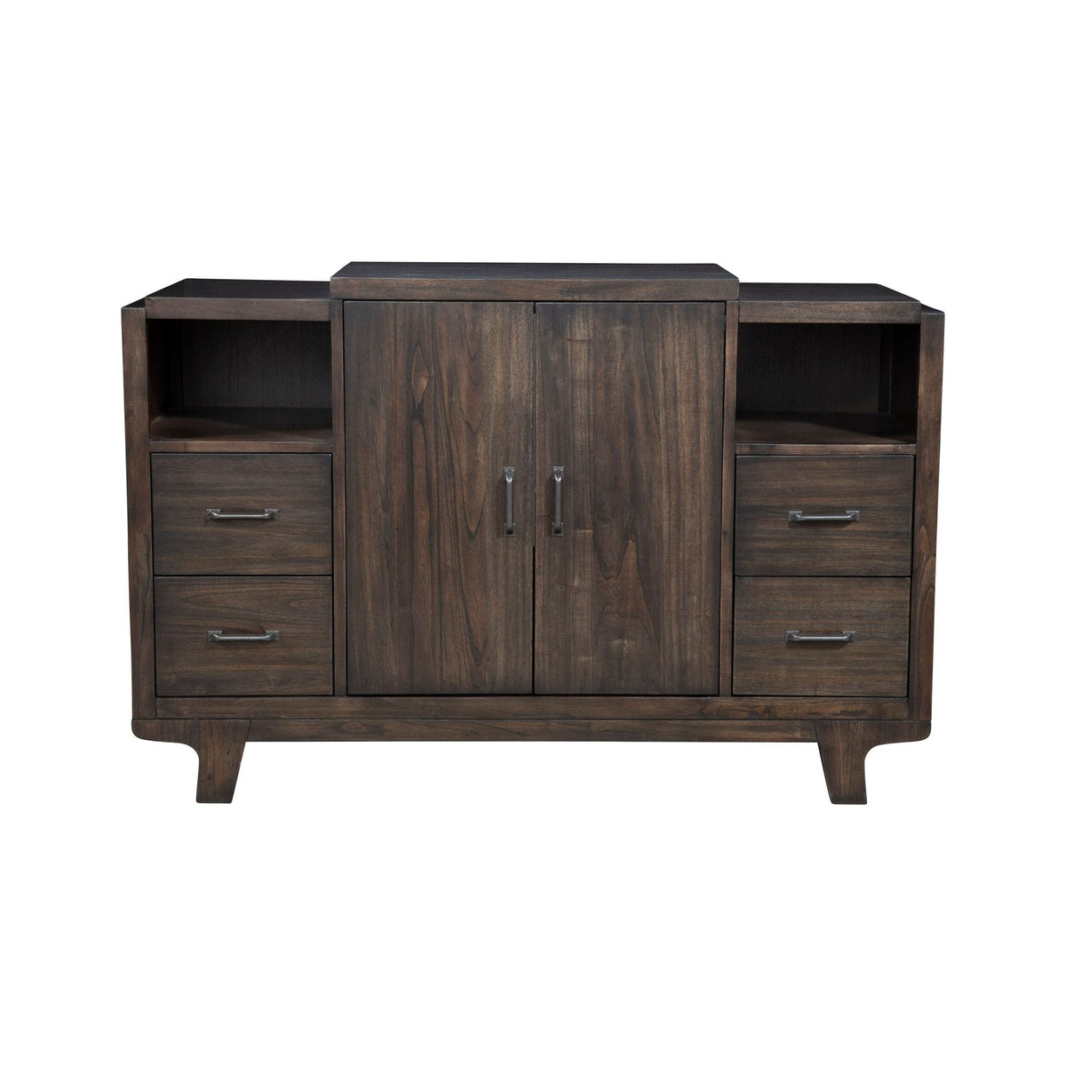 Olejo Dining Server in Chocolate Brown Finish – view 4