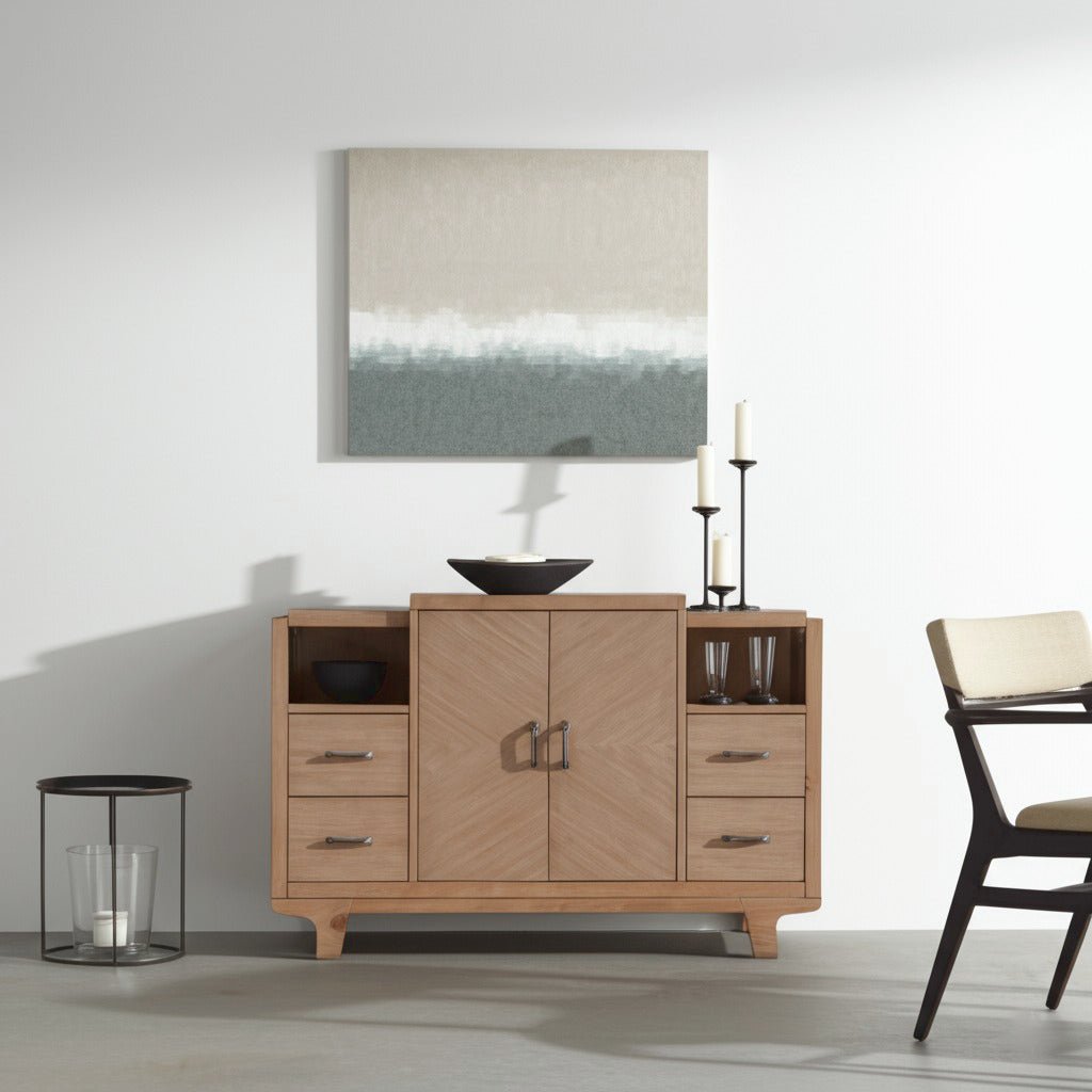 Olejo Dining Room Server and Buffet in Natural Finish – view 4