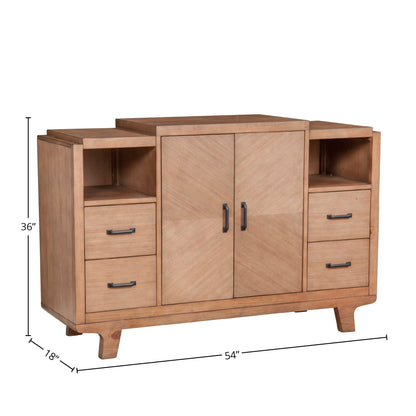 Olejo Dining Room Server and Buffet in Natural Finish – view 12