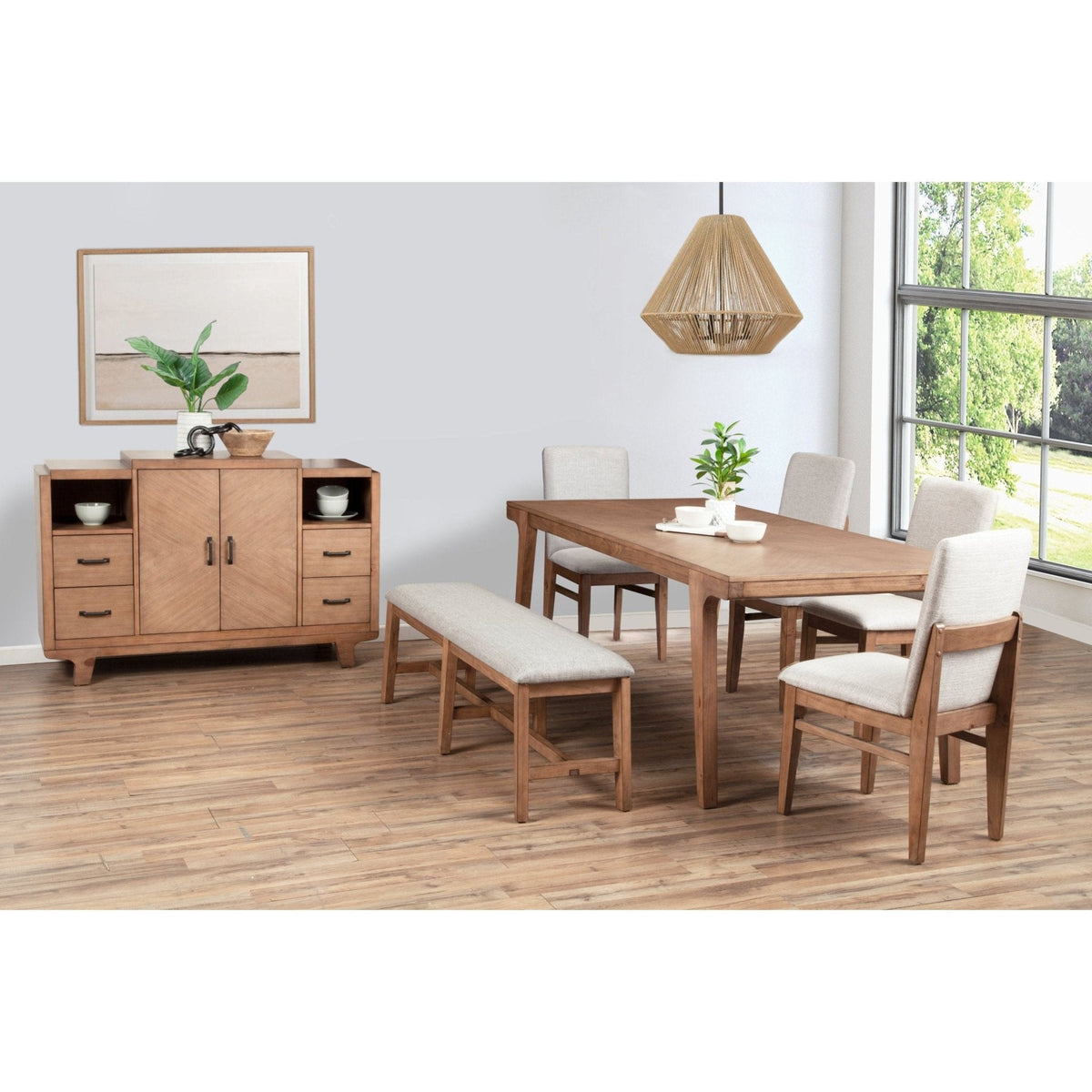 Olejo Classic Dining Side Chairs, Natural Finish, Set of 2 – view 4