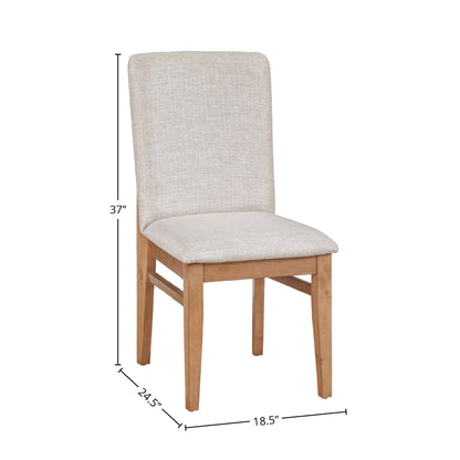 Olejo Classic Dining Side Chairs, Natural Finish, Set of 2 – view 11