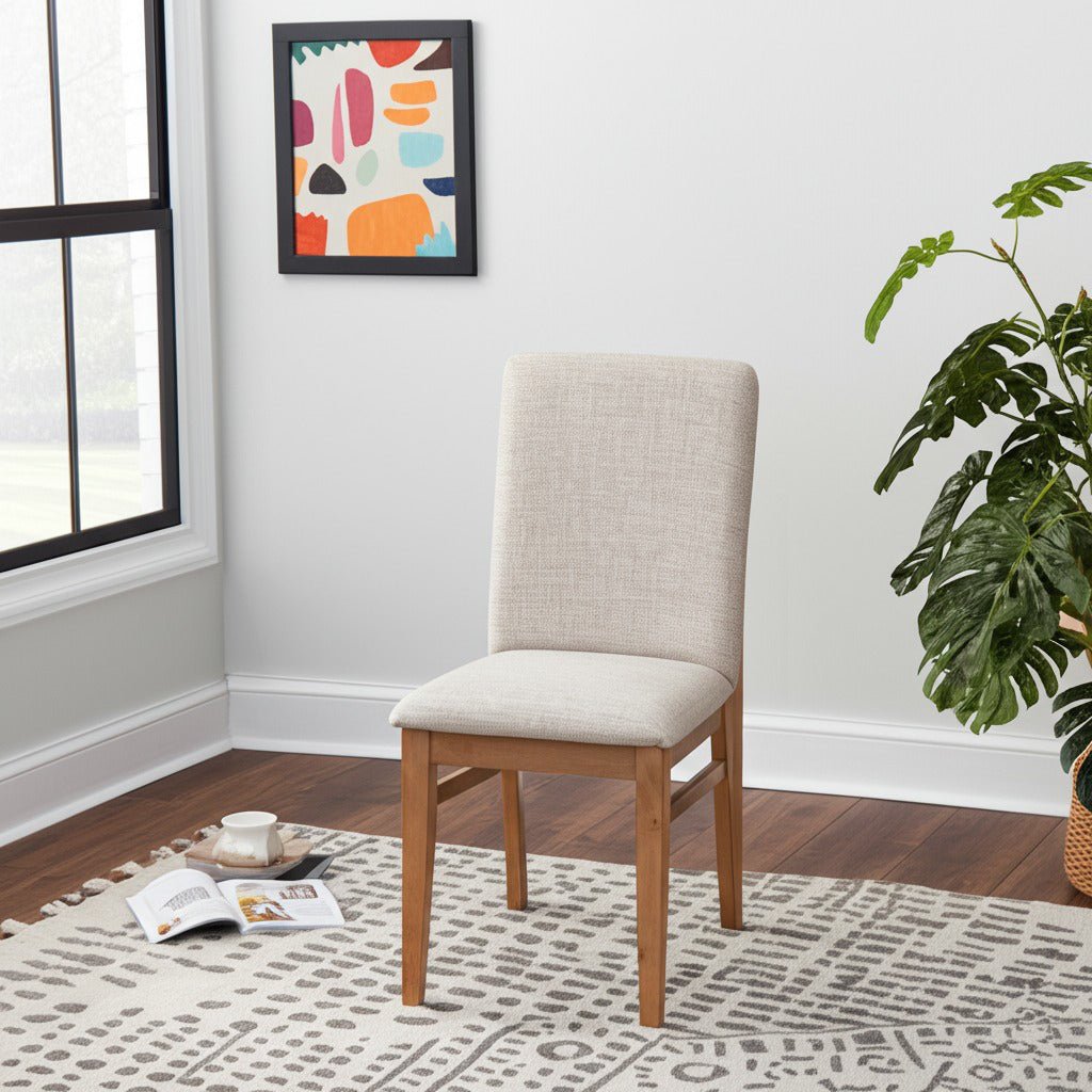 Olejo Classic Dining Side Chairs, Natural Finish, Set of 2 – view 3