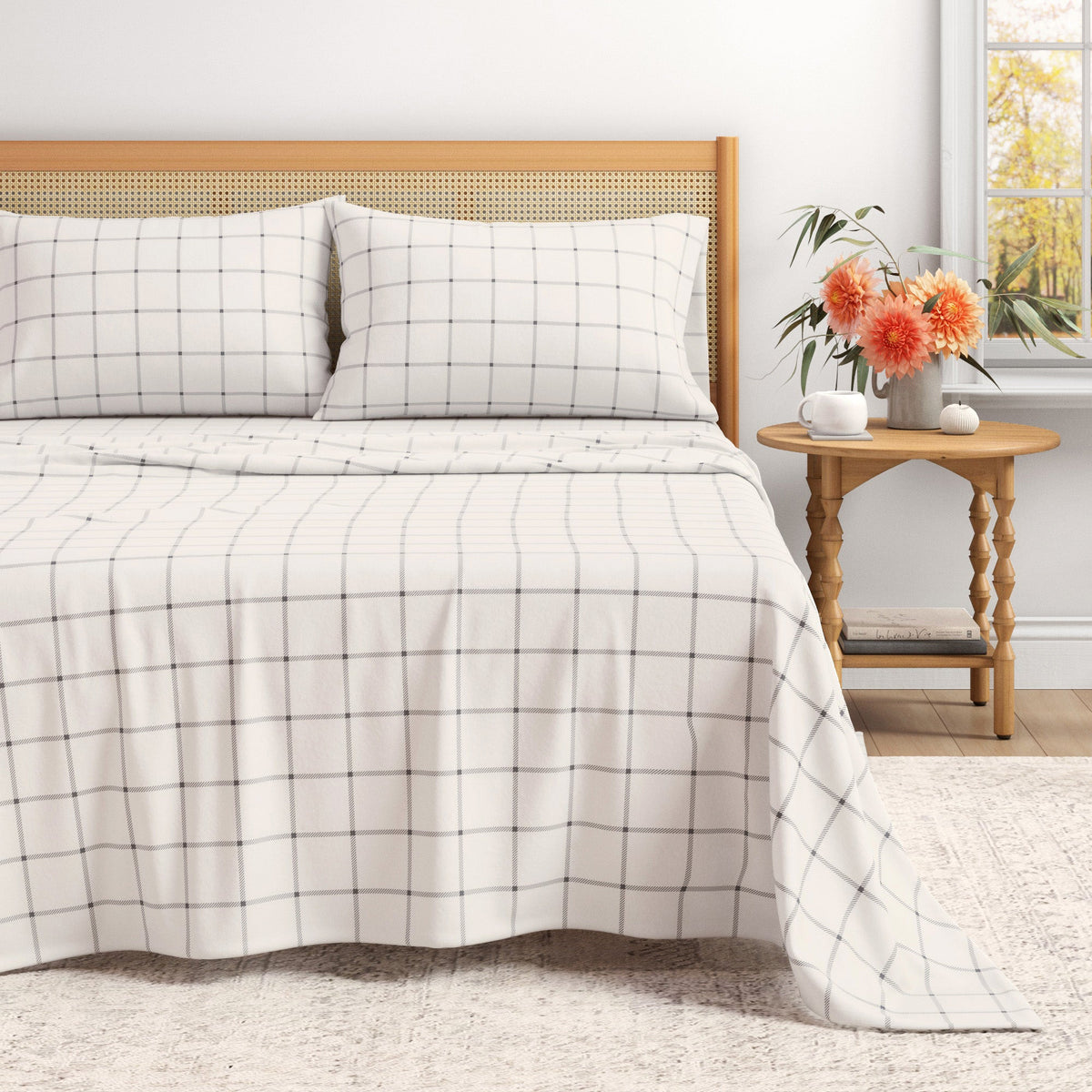 Turkish Cotton Flannel Sheet Set – Belle Collection – view 29