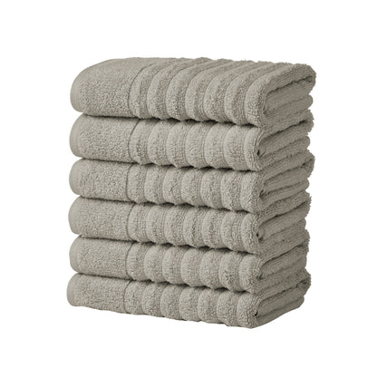 Karina Collection Luxury Combed Cotton Ribbed Bath Towel Set – view 181