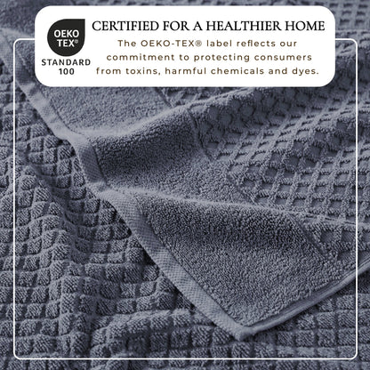 Cotton Diamond Waffle Weave Bath Towel Set – Grayson Collection – view 192