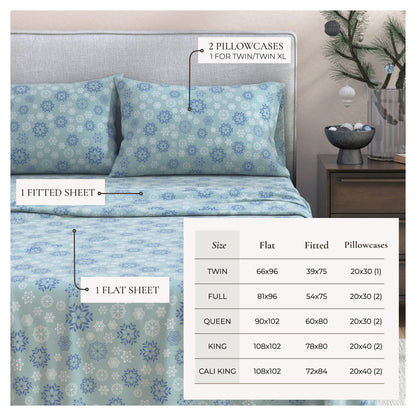 Turkish Cotton Flannel Sheet Set – Stratton Collection – view 32