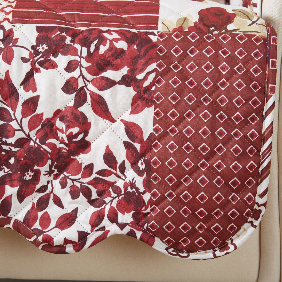 Reversible Patchwork Furniture Protector – Langdon Collection Sofa Cover – view 116