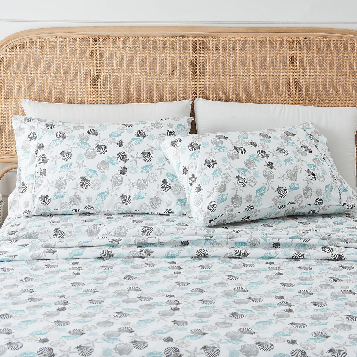 Coastal Printed Microfiber Sheet Set – Newport Collection – view 29