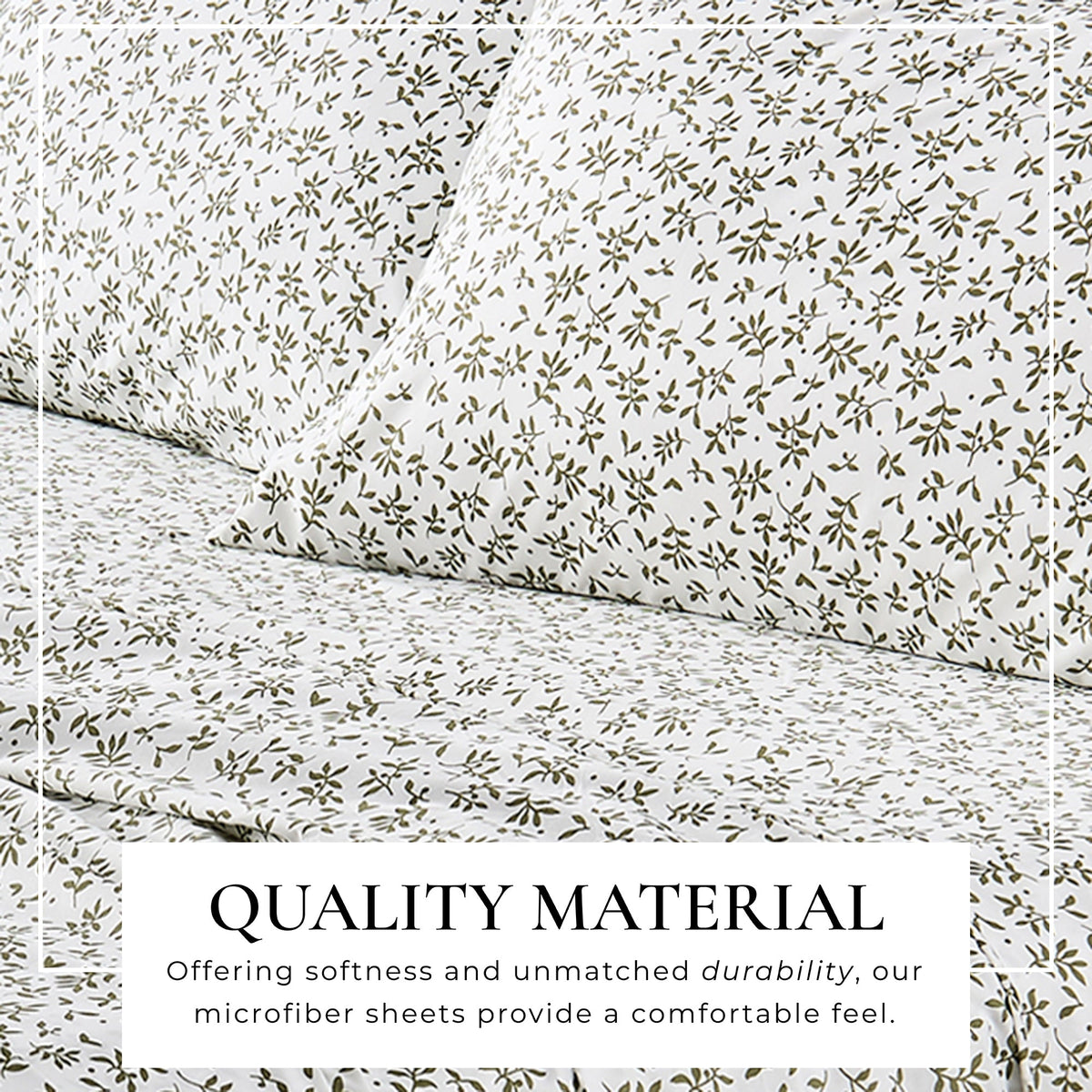 Brushed Microfiber Printed Sheet Set – Baylor Collection – view 64