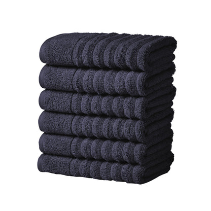 Karina Collection Luxury Combed Cotton Ribbed Bath Towel Set – view 229