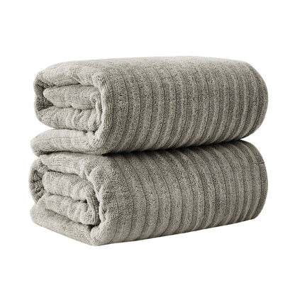 Karina Collection Luxury Combed Cotton Ribbed Bath Towel Set – view 187