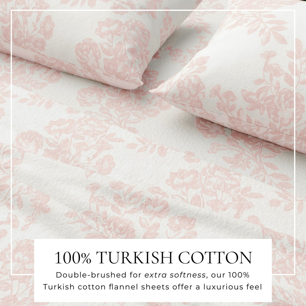 Turkish Cotton Flannel Sheet Set – Belle Collection – view 51