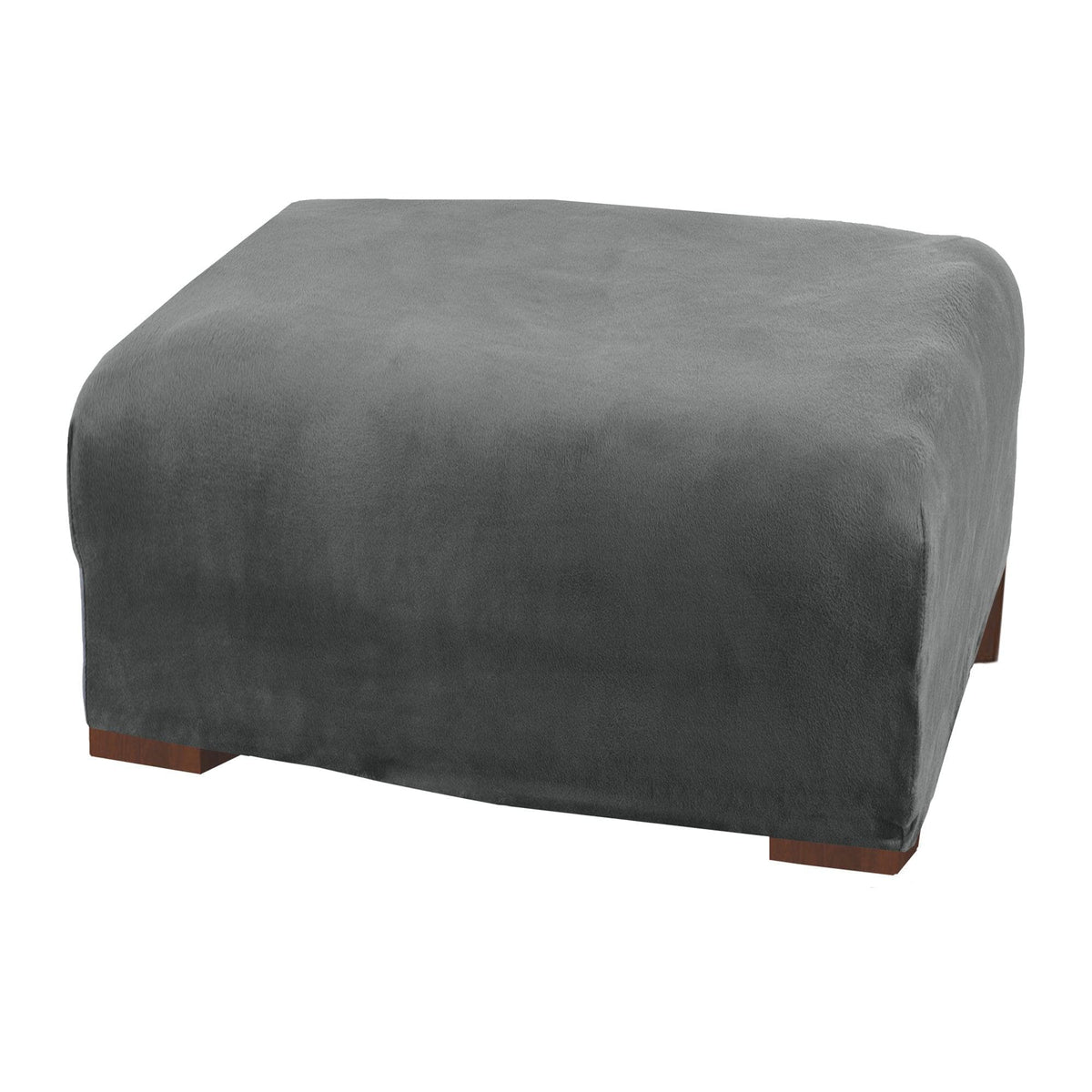 Velvet Stretch Slipcover – Gale Collection Form-Fit Sofa Cover – view 204