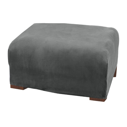 Velvet Stretch Slipcover – Gale Collection Form-Fit Sofa Cover – view 204