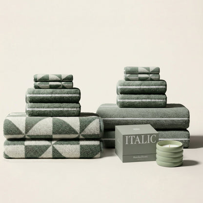 Umbra Australian Cotton Towels with Triangular Print, 600 GSM – view 29