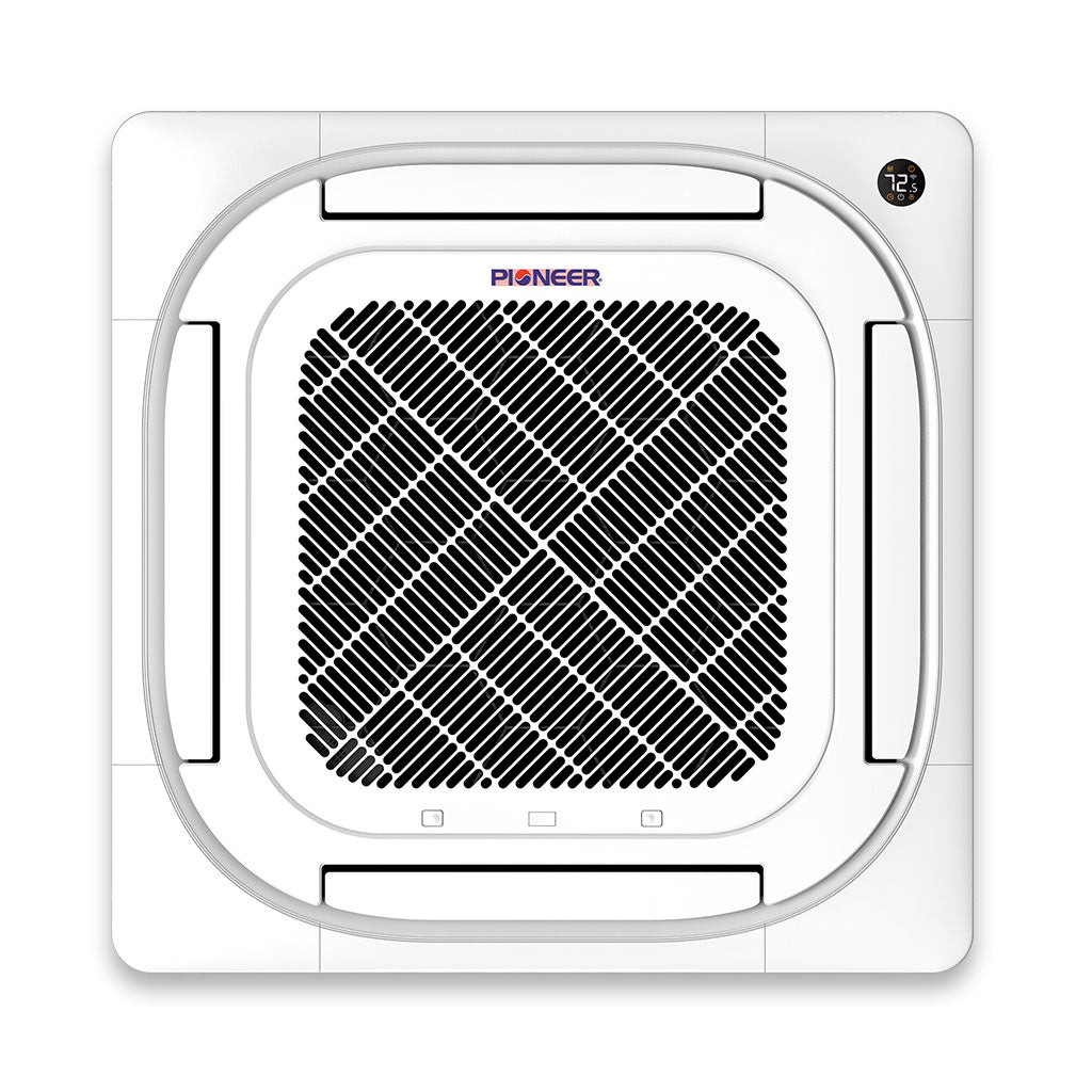 Pioneer Quantum Ultra 48,000 BTU 19 SEER2 230V 4-Way Ceiling Cassette Ductless Mini-Split Air Conditioner Inverter Heat Pump – view 2