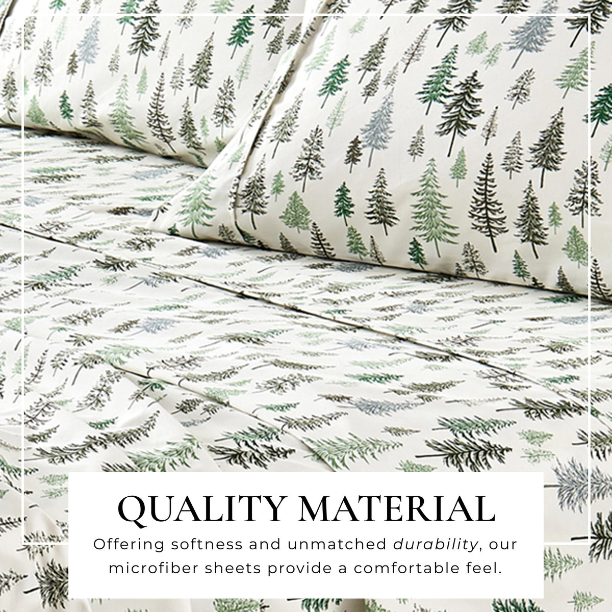 Brushed Microfiber Printed Sheet Set – Baylor Collection – view 54