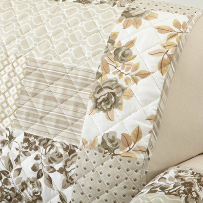 Reversible Patchwork Furniture Protector – Langdon Collection Sofa Cover – view 12