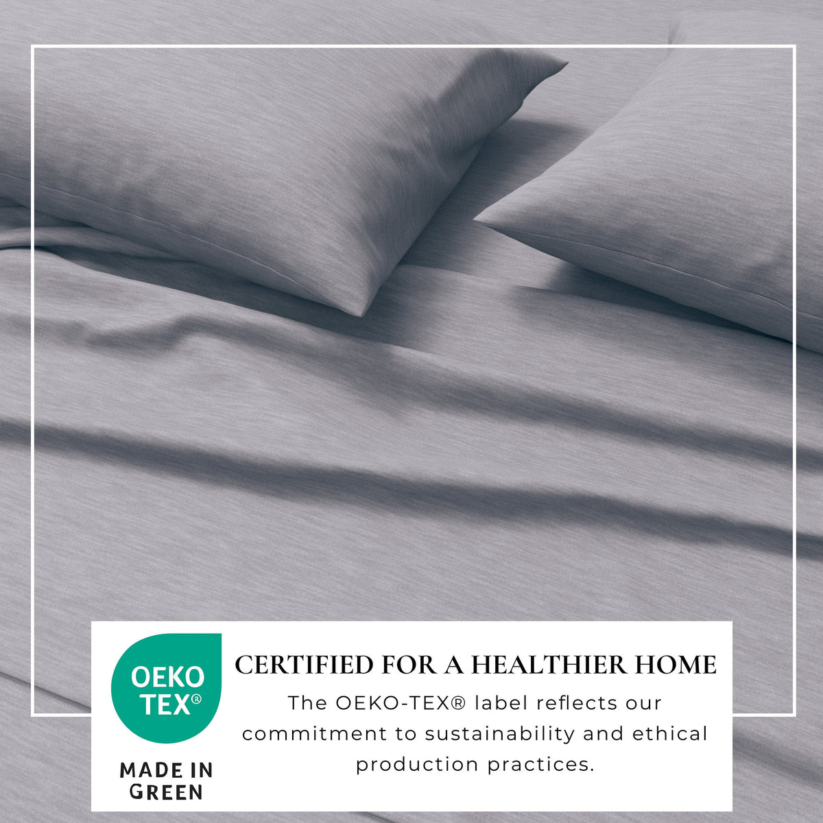 Heathered Jersey Knit Sheet Set – Carmen Collection – view 53