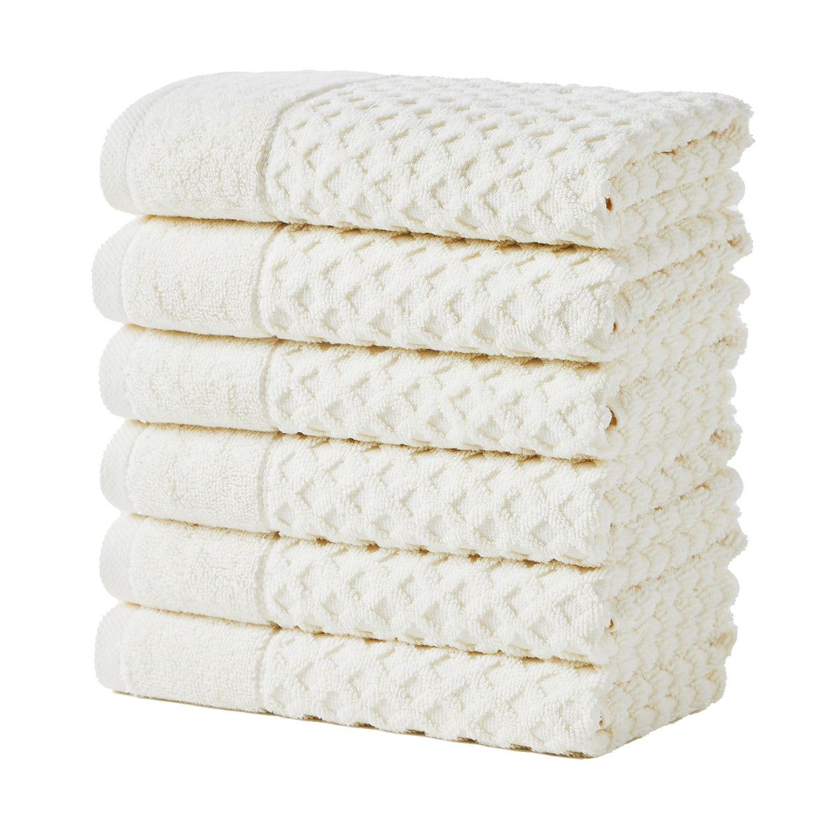 Cotton Diamond Waffle Weave Bath Towel Set – Grayson Collection – view 16