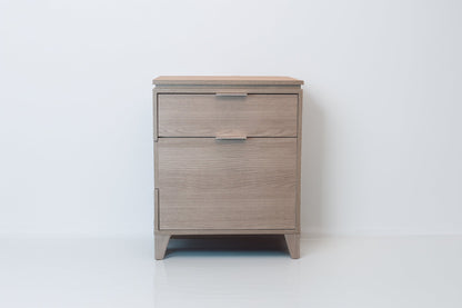 Soho Grey C-PAP Nightstand in Manufactured Wood and Laminate – view 5