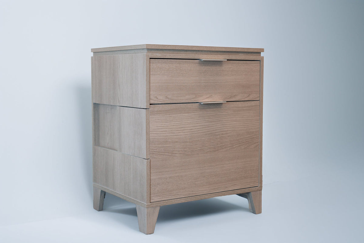 Manufactured Wood Soho Grey Nightstand