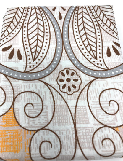 Maroon Mandala Ivory Damask Polyester Pillowcases, Set of 2 – view 3