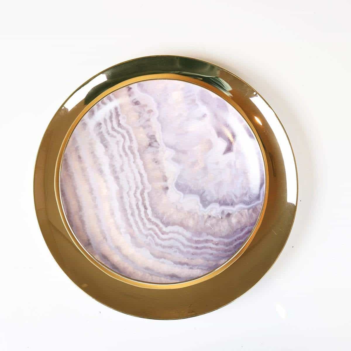 Pink Waves Fine Bone China Salad Plates, Set of Four – view 2