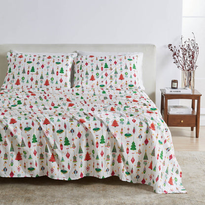 Brushed Microfiber Printed Sheet Set – Baylor Collection – view 26