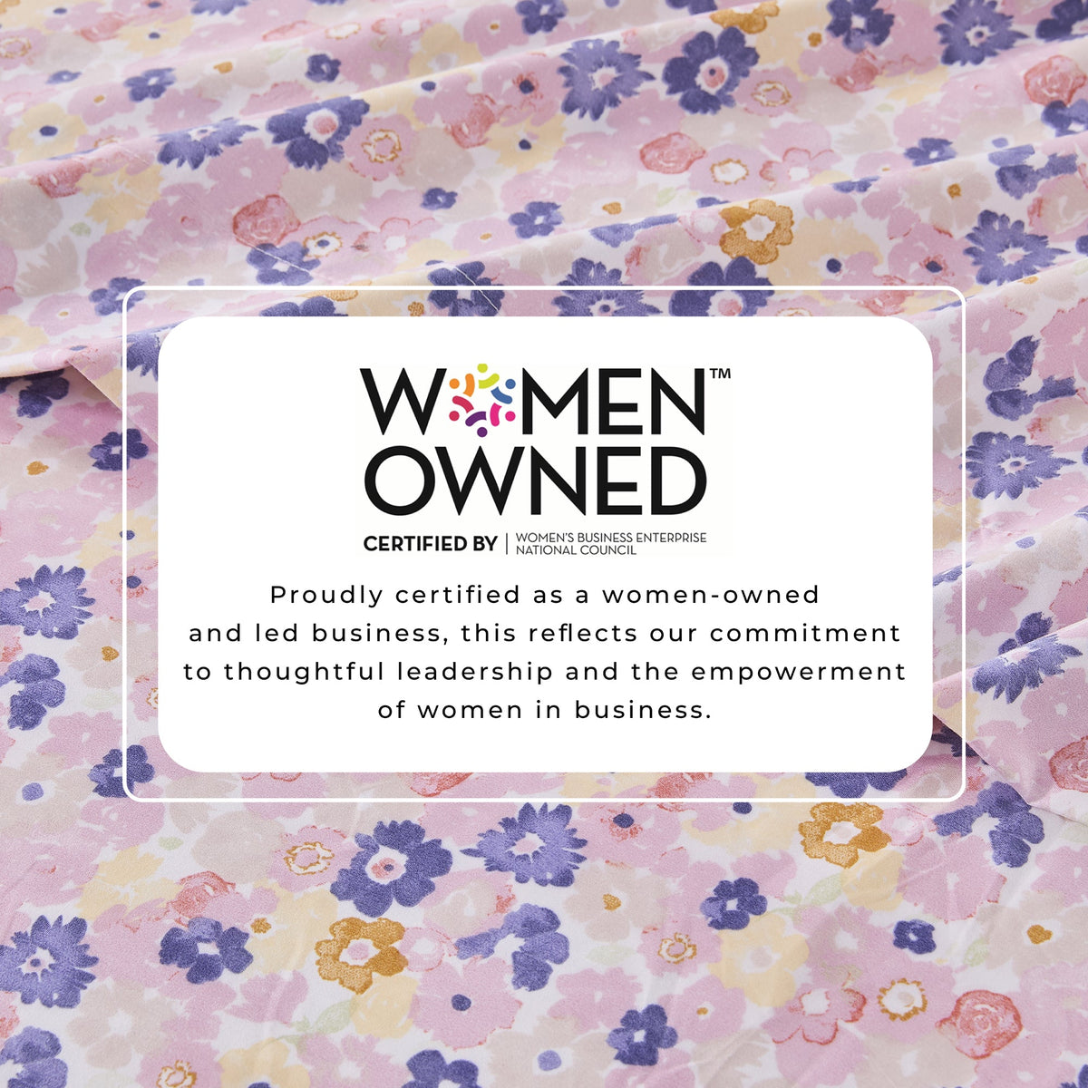 Watercolor Floral Microfiber Sheet Set – Delia Collection – view 58