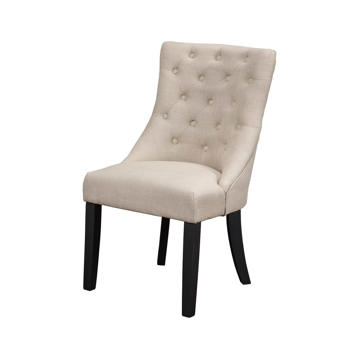 Prairie Button-Tufted Upholstered Dining Side Chairs, Set of 2 – view 4