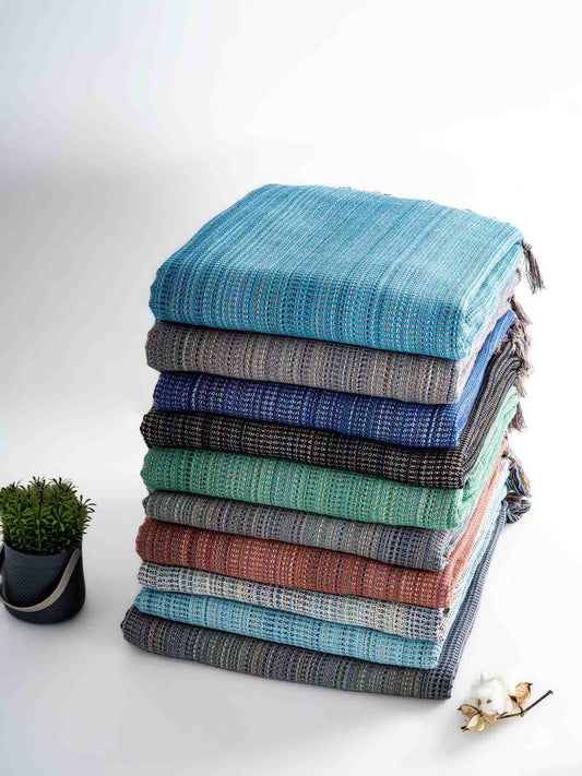 Turkish Cotton Peshtemal Towel | Versatile & Fast-Drying