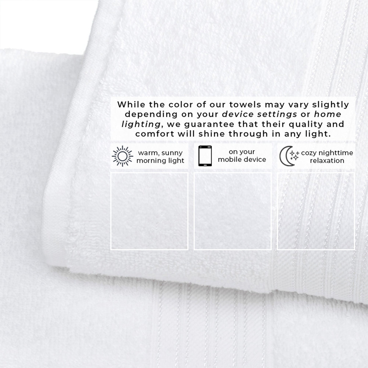 Cooper Collection Cotton Terry Bath Towel Set, Lightweight and Soft – view 12