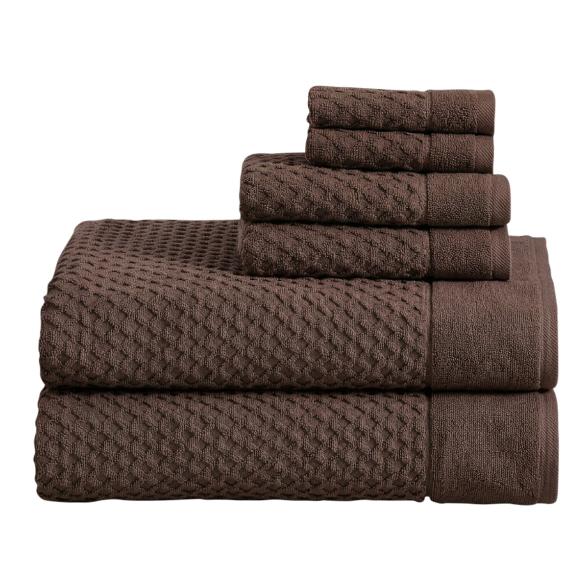 Cotton Diamond Waffle Weave Bath Towel Set – Grayson Collection – view 241