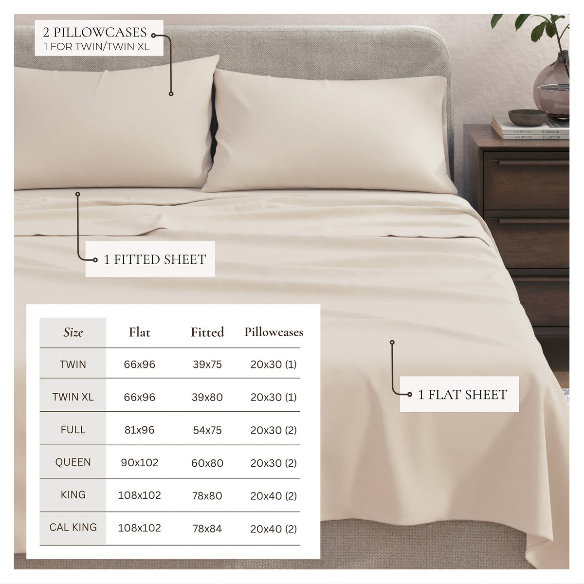 Heathered Jersey Knit Sheet Set – Carmen Collection – view 10