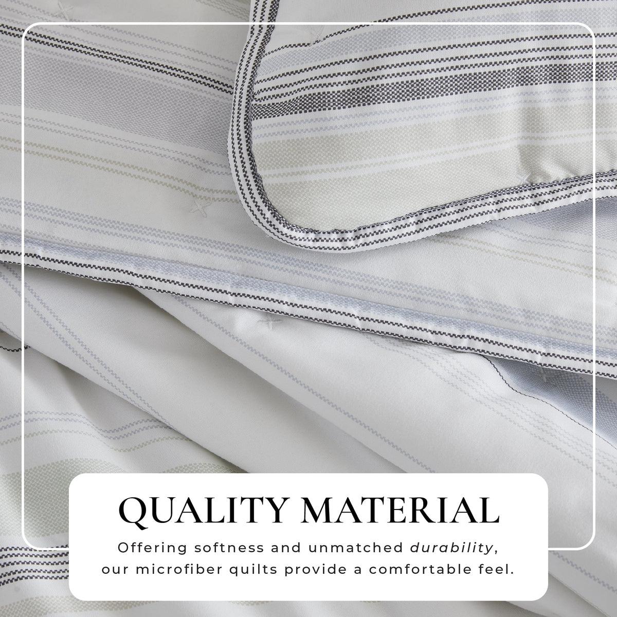 Solid Dot Stitched Quilt Set – Dot-Hemmed Collection – view 14