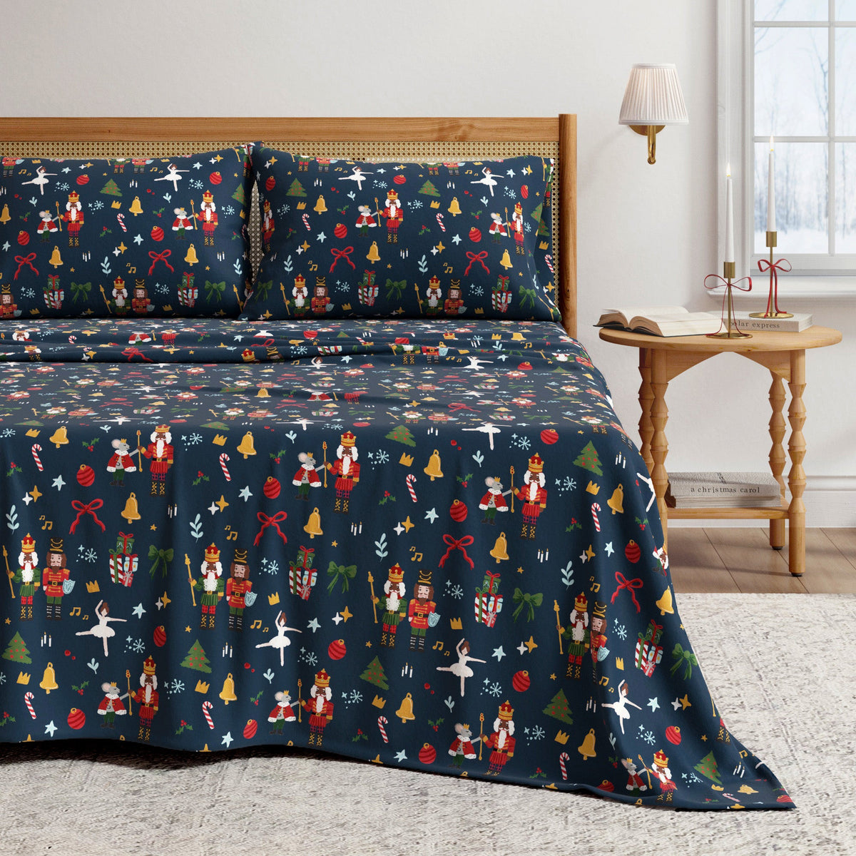 Turkish Cotton Christmas Flannel Sheets – Whittaker Holiday Prints – view 58