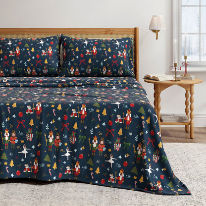 Turkish Cotton Christmas Flannel Sheets – Whittaker Holiday Prints – view 58
