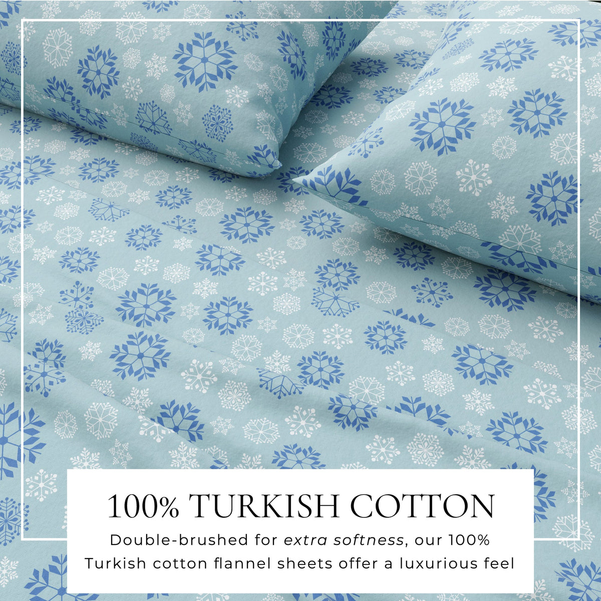 Turkish Cotton Flannel Sheet Set – Stratton Collection – view 31