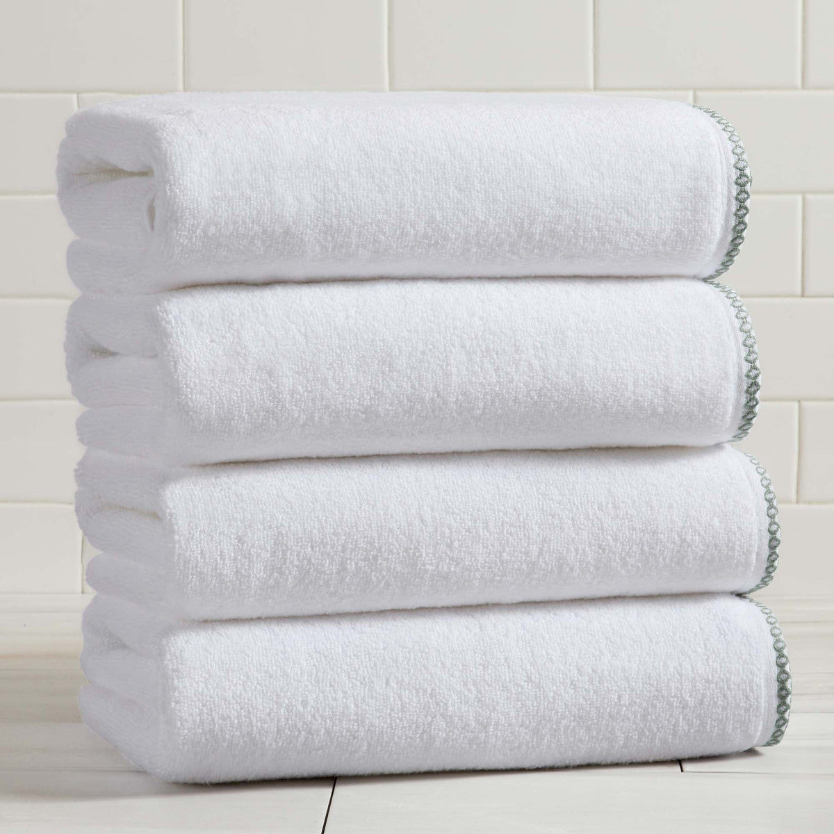 Valery Collection Border-Stitched Cotton 6-Piece Towel Set – view 55
