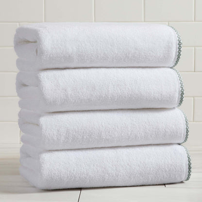 Valery Collection Border-Stitched Cotton 6-Piece Towel Set – view 55