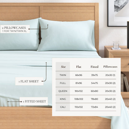Solid Cotton Flannel Sheet Set – Nordic Collection – view 23