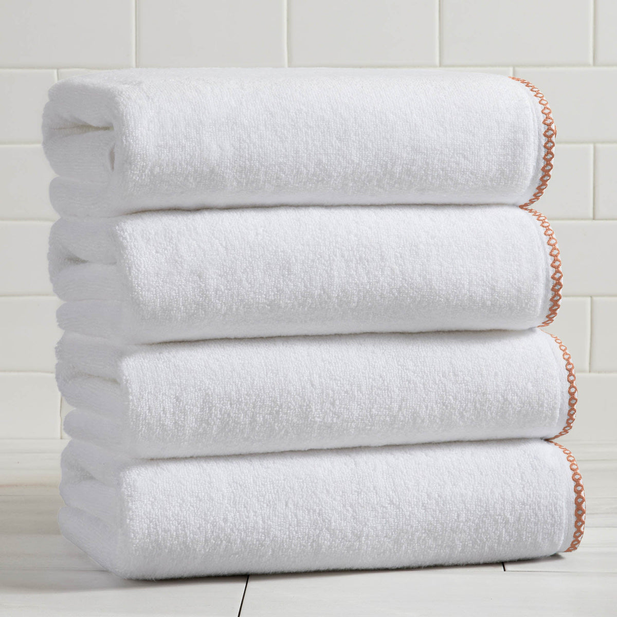 Valery Collection Border-Stitched Cotton 6-Piece Towel Set – view 103