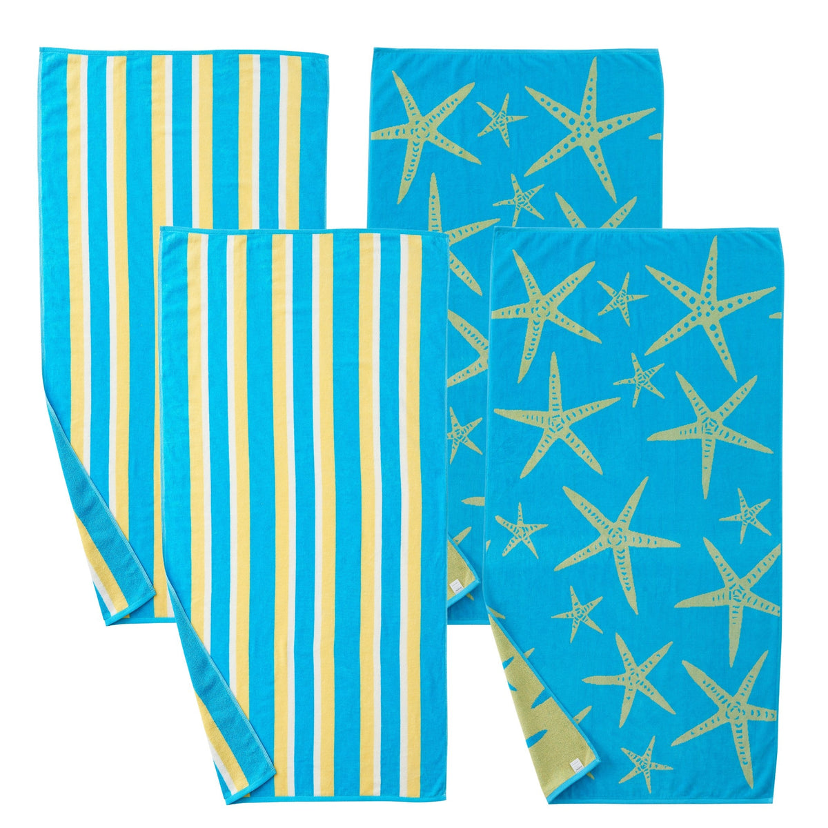 Maui Collection Cotton Velour Beach Towels, 30 x 60 Inch 2 or 4 Pack – view 85