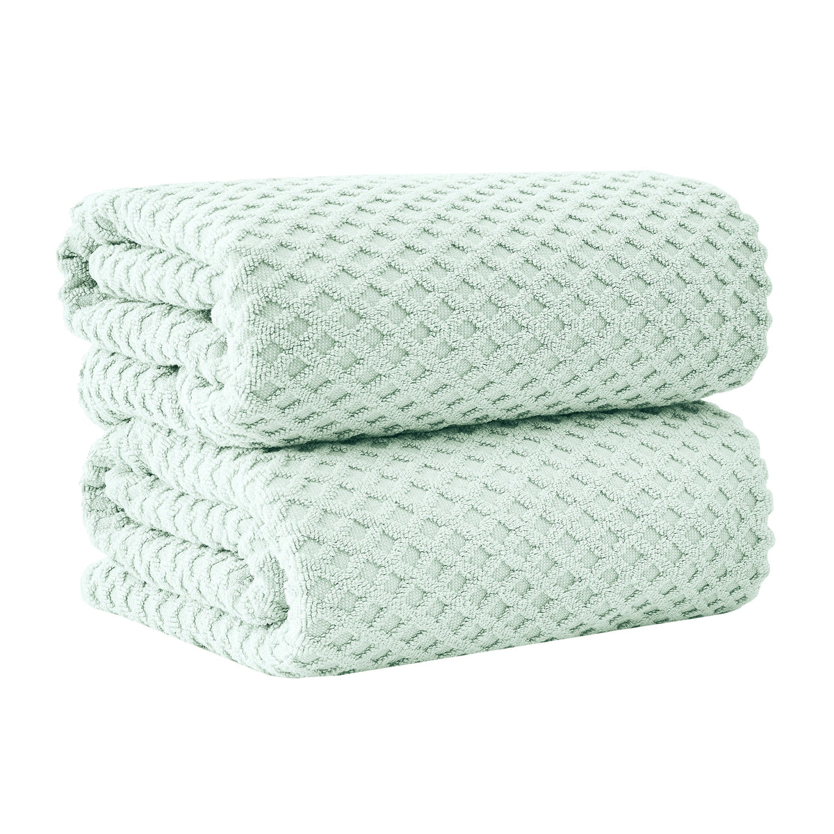 Cotton Diamond Waffle Weave Bath Towel Set – Grayson Collection – view 91