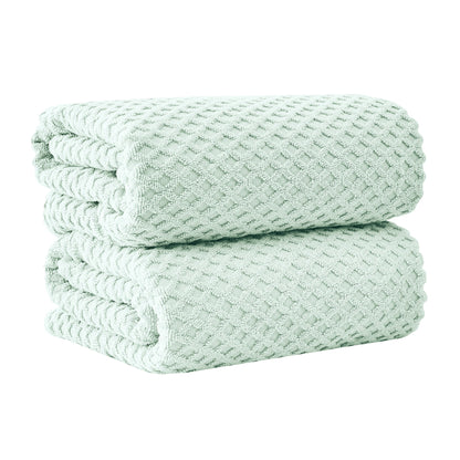 Cotton Diamond Waffle Weave Bath Towel Set – Grayson Collection – view 91