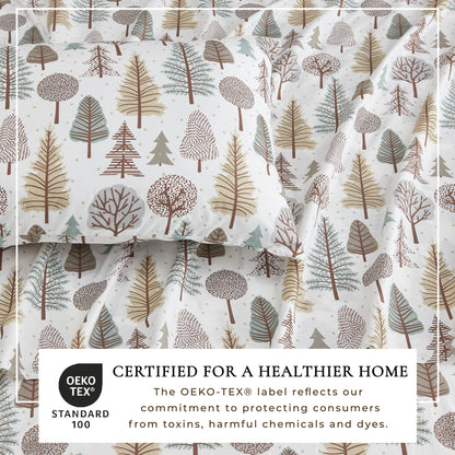 Lodge Print Microfiber Sheet Set – Mountain Ridge Collection – view 10