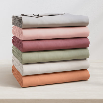Heathered Jersey Knit Sheet Set – Carmen Collection – view 49